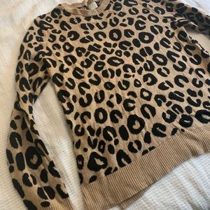 Leopard Crewneck Sweater